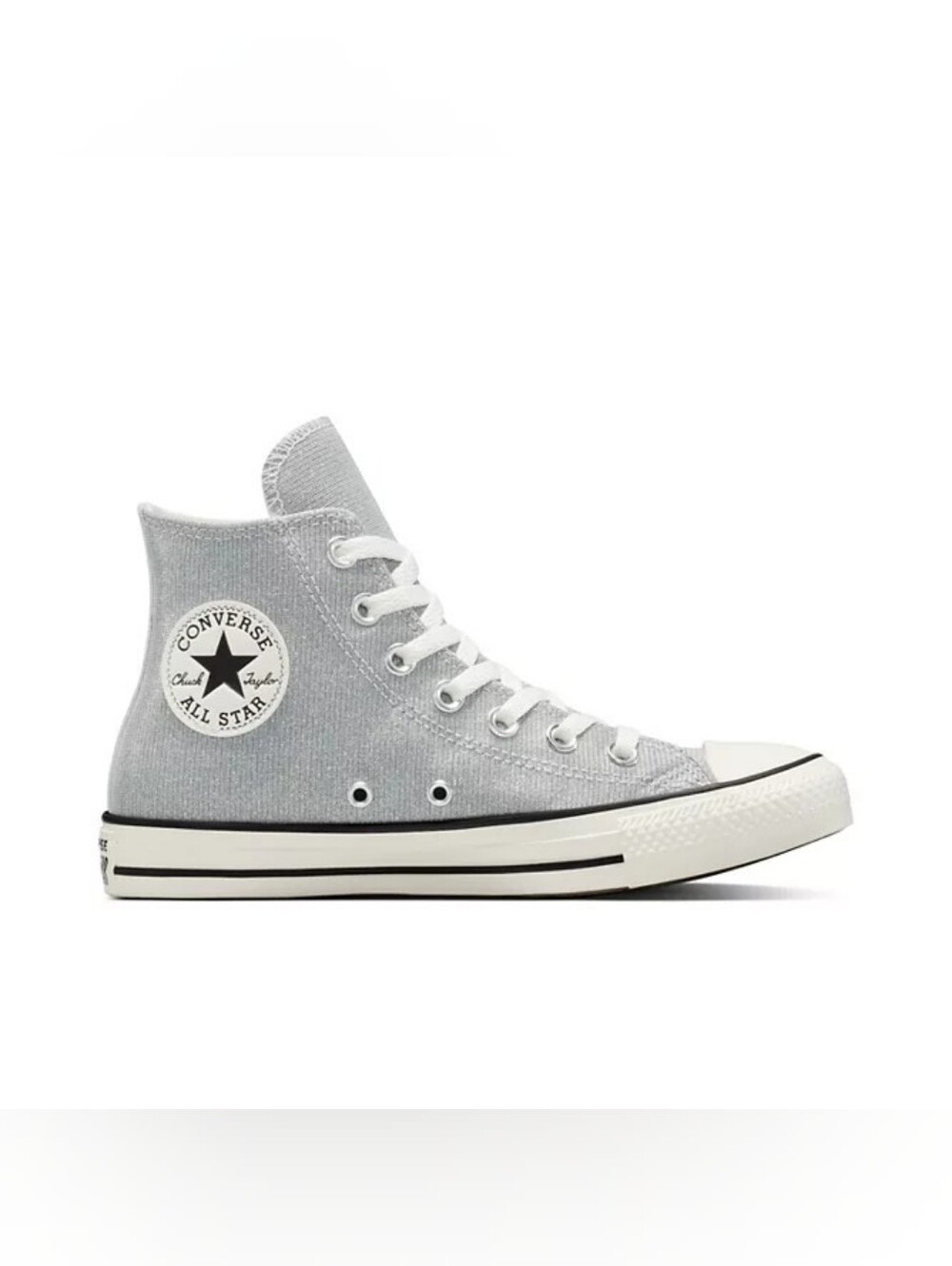 NWT Converse Chuck Taylor Sparkle High-Top Lace-Up Sneakers, Size W8.5 M6.5